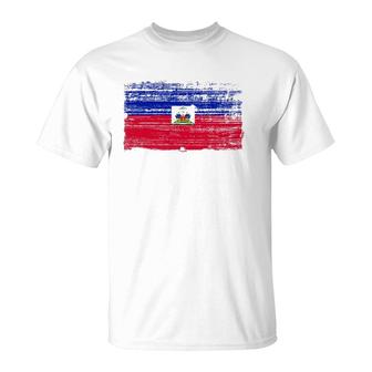 Haitian Flag Ancestry Gift Haiti T-Shirt | Mazezy