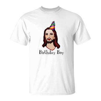 Jesus Birthday Boy Christmas T-Shirt - Monsterry