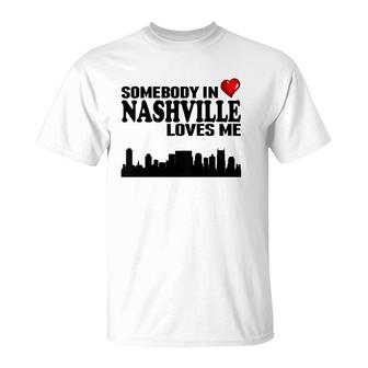 Kids Somebody In Nashville Loves Me T-Shirt | Mazezy