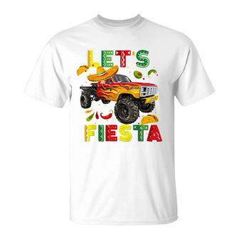 Lets Fiesta Monster Truck Happy Cinco De Mayo Costume T-Shirt | Seseable FR