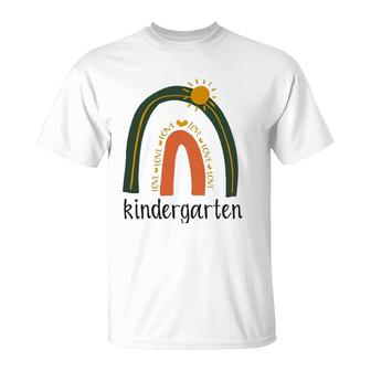 Love Rainbow Proud Nursery Preschool Kindergarten Teacher T-Shirt - Seseable