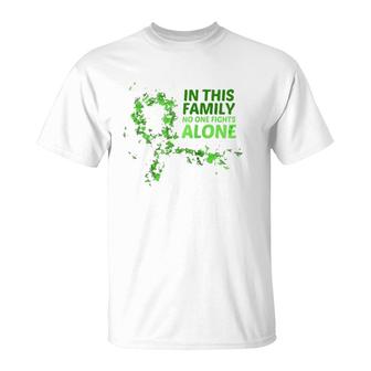May Mental Health Awareness Month Green Ribbons Family Gift Raglan Baseball Tee T-Shirt - Seseable