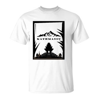 Mens Kathmandu Nepal Lovers Gift T-Shirt | Mazezy