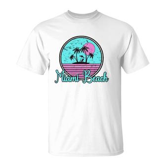 Miami Beach South Beach Florida Fl Souvenir Gift T-Shirt | Mazezy