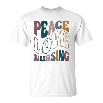 Nurses Day Love Love Nursing Medica Graphic 2022 T-Shirt - Seseable