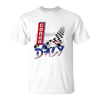Official Conor Daly Indycar Retro T-Shirt | Mazezy