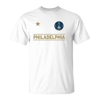 Philadelphia Soccer Jersey Original Fan Design T-Shirt | Mazezy