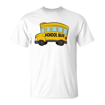 School Bus Driver Funny Kids School Bus T-Shirt - Seseable