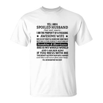 I Am A Spoiled Husband Special 2022 T-shirt - Thegiftio UK
