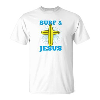 Surf And Jesus Christian Easter Bible Verse Gift T-Shirt - Monsterry CA
