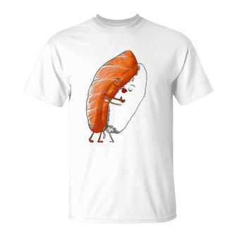 Sushi Hug For Cool Foodie Lover T-shirt - Thegiftio