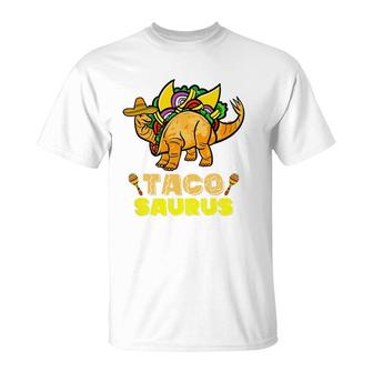 Tacosaurus Kid Taco Cinco De Mayo Kid Dinosaur Taco T-shirt - Thegiftio UK