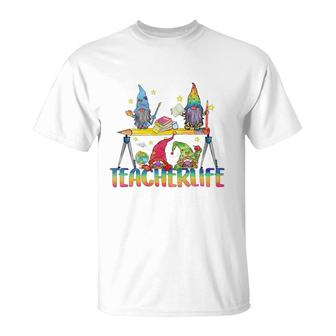 Teacher Life Like Little Fairies Who Bring Knowledge To Students T-Shirt - Seseable