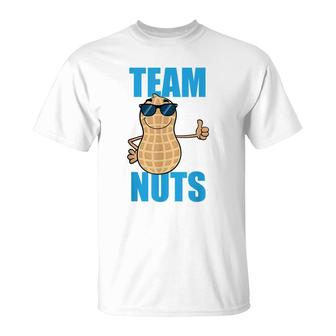 Team Nuts Funny Team Boy Baby Boy Pregnancy Announcement T-Shirt | Seseable UK