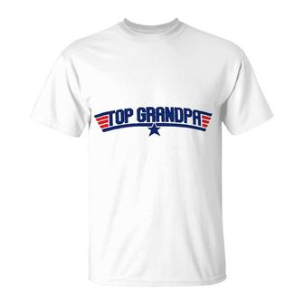 Top Grandpa Blue Star Awesome 2022 T-shirt - Thegiftio UK