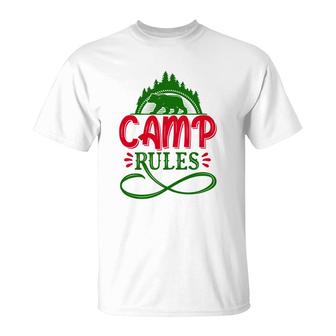Travel Lover Makes Camp Rules For Them In The Exploration T-Shirt - Seseable