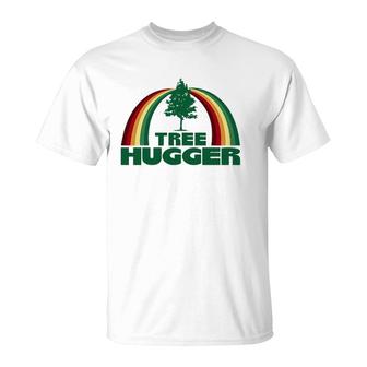 Tree Hugger Earth Day Tree Environmental Protection T-Shirt | Mazezy
