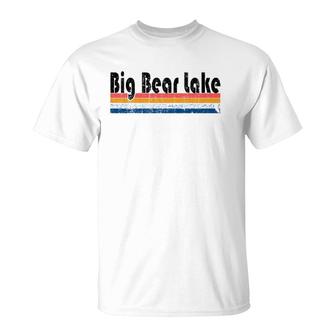 Vintage 80S Style Big Bear Lake Ca T-Shirt | Mazezy