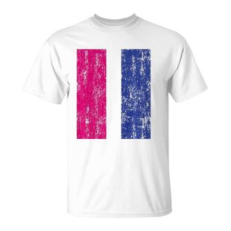 Vintage Bisexual Pride Flag Bi Men Women T-Shirt | Mazezy