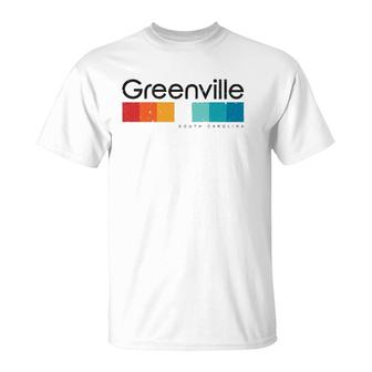 Vintage Greenville Sc South Carolina Usa Retro Design T-Shirt | Mazezy
