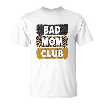 Welcome To Bad Mom Club Vintage Mothers Day T-Shirt - Seseable