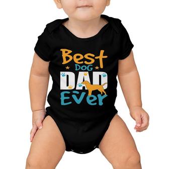 Gifts For Dad Who Wants Nothing - Best Dog Dad Ever Baby Onesie - Seseable