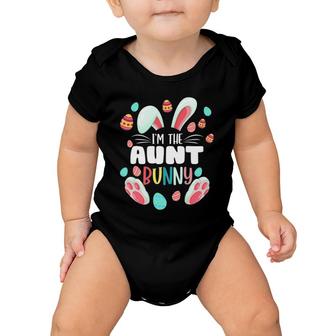 Im The Aunt Bunny Matching Family Easter Party Baby Onesie | Mazezy