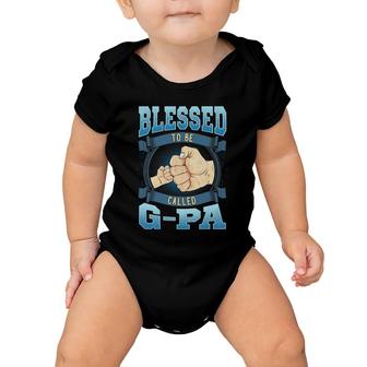 Mens Blessed To Be Called G Pa Gifts G Pa Grandpa Baby Onesie | Mazezy