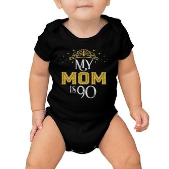My Mom Is 90 Years Old 1932 90Th Birthday Gift For Mom Baby Onesie | Mazezy