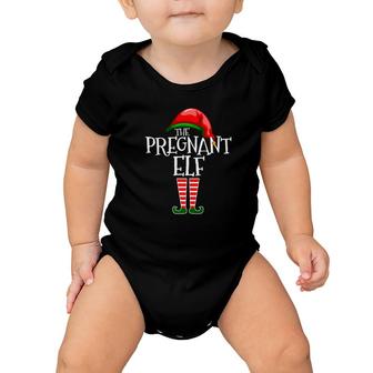 The Pregnant Elf Pregnancy Christmas Gift Mom Baby Onesie - Monsterry UK