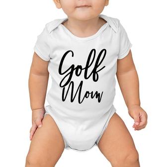 Golf Mom Golf Mom Baby Onesie | Mazezy CA