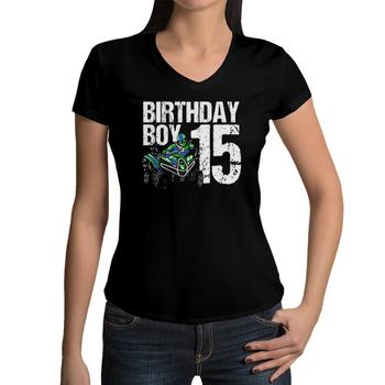 15 Years Old Quad Birthday Party Atv 4 Wheeler 15Th Boys Gift Women T-shirt  | Seseable UK