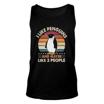 I Like Penguins & Maybe 3 People Funny Animal Lover T-Shirt I Like Penguins & Maybe 3 People Funny Animal Lover T-Shirt