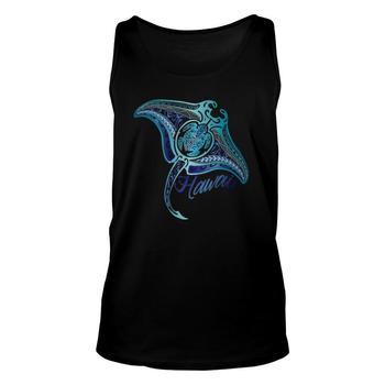 Hawaiian Tribal Manta Ray Women T-shirt | Mazezy