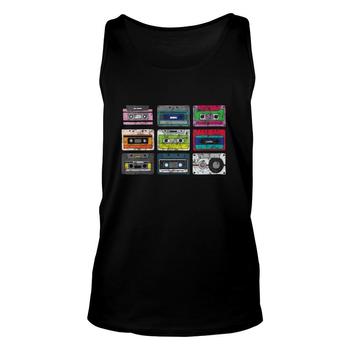 Vintage Retro Music Cassette Tapes Mixtape 80s And 90s Tank Top Vintage Retro Music Cassette Tapes Mixtape 80s And 90s Tank Top