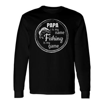 Papa Fishing Father Daddy Game Shirt