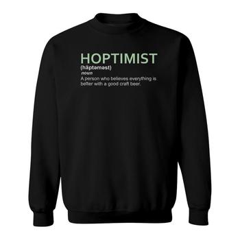 Original Hoptimist Short Sleeve Shirt For Craft Beer Lovers