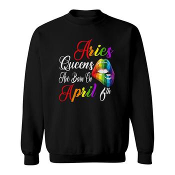 Queens Are Born In April Lips T-Shirt Queens Are Born In April Lips T-Shirt