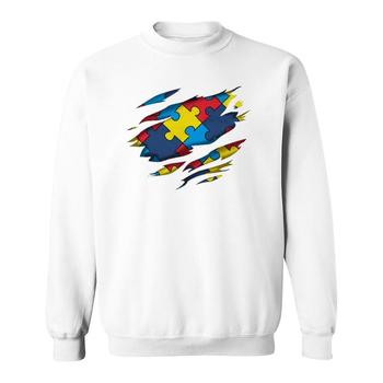 Autism Puzzle Piece Super Hero T-Shirt Autism Gifts Autism Puzzle Piece Super Hero T-Shirt Autism Gifts