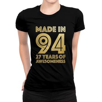 27th Birthday Tshirt Women Men Gift Daughter Son 27 Year Old 27th Birthday Tshirt Women Men Gift Daughter Son 27 Year Old