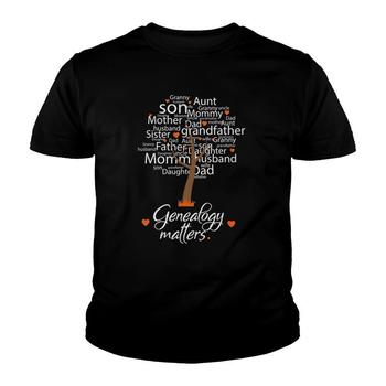 Genealogy Matters- Funny Genealogy T Shirt Genealogy Matters- Funny Genealogy T Shirt