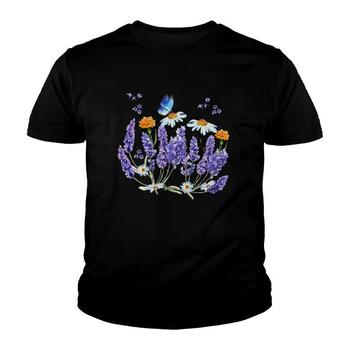 Floral Shirt, Botanical Lavender T-shirt, Wildflower T-shirt
