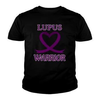 Lupus Warrior Purple Heart Ribbon Tshirt