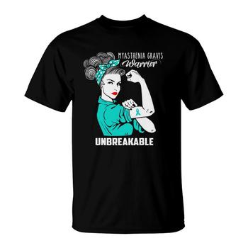 Myasthenia Gravis Warrior Unbreakable Shirt Awareness Gift Myasthenia Gravis Warrior Unbreakable Shirt Awareness Gift