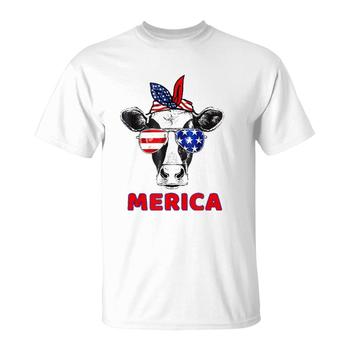 Vintage Patriot Cow Tshirt 4th Of July American Flag Vintage Patriot Cow Tshirt 4th Of July American Flag
