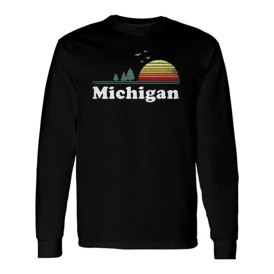 Retro Michigan Image Novelty Home Mi State Souvenir T Shirt Retro Michigan Image Novelty Home Mi State Souvenir T Shirt