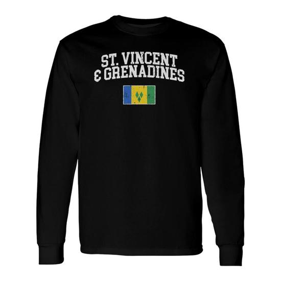 St Vincent Flag Vincentian T-Shirt St Vincent Flag Vincentian T-Shirt
