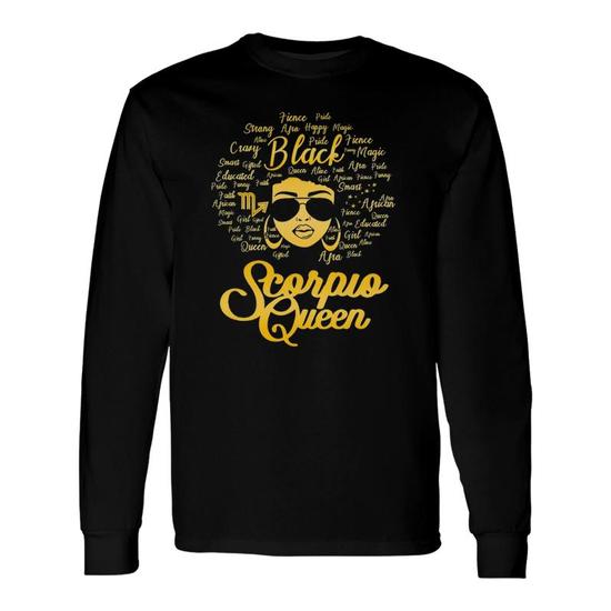 Scorpio Queen Tshirt For Black Women Scorpio Queen Tshirt For Black Women