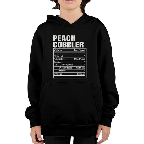 Thanksgiving Day Peach Cobbler Nutrition Facts Peach Gift T-Shirt Thanksgiving Day Peach Cobbler Nutrition Facts Peach Gift T-Shirt