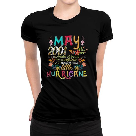 May Girls 2001 Shirt Are Sunshine Mixed With Hurricane Gift May Girls 2001 Shirt Are Sunshine Mixed With Hurricane Gift